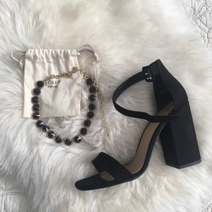 J Crew Blue Jewel Necklace